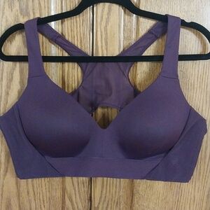 Crane‎ NWT Women's Size XL Racerback  Sports Bra Purple Yoga Running Fitness